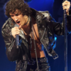 2026 VMAs Sombr Black Leather Jacket