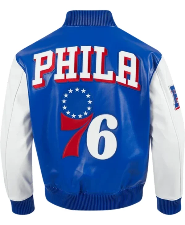 76ers City Signature Royal Blue Zipper Jacket