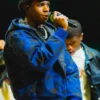 A-Boogie Wit Da Hoodie NY Liberty Blue Camo Jacket