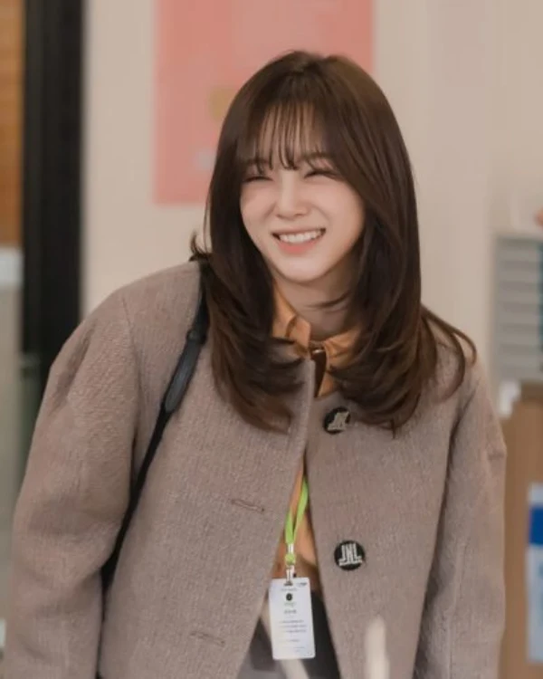 A Business Proposal Shin Ha Ri Wool Brown Jacket