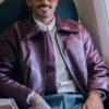 AMIRI Barcelona 26 27 Burgundy Leather Jacket