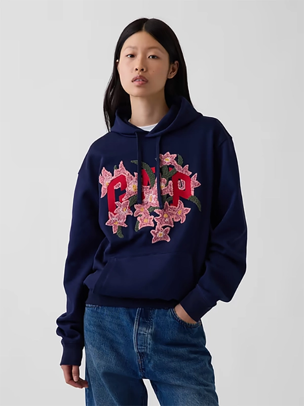 AO YES GAP Graphic Fleece Hoodie 2026