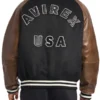 AVIREX Flight Squadron Snap Button Varsity Jacket