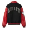 AVIREX Team Eagle Black Wool Leather Jacket 2026