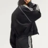 Adidas Black 3 Stripes Zip Jacket 2026