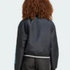 Adidas Black Bomber Jacket With Badges