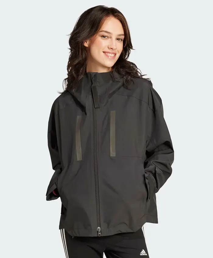 Adidas Black Myshelter Rain RDY Jacket