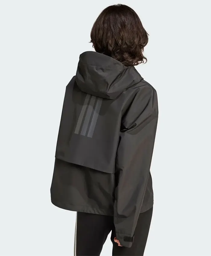 Adidas Black Myshelter Rain RDY Jacket