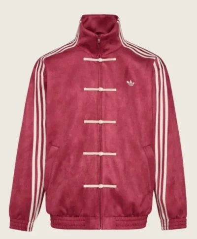 Adidas Chinese New Year Burgundy Rhinestone Jacket
