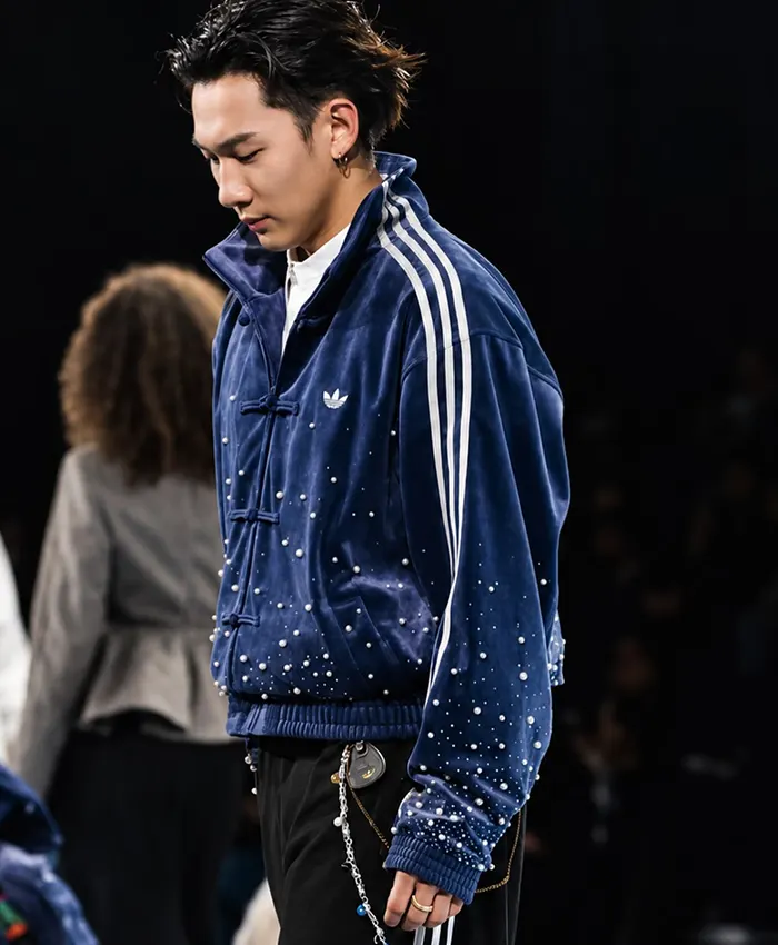 Adidas Chinese Velvet Pearl Track Jacket