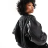 Adidas Dark Black Varsity Bomber Jacket