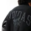 Adidas Dark Black Varsity Bomber Jacket