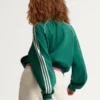 Adidas Green 3 Stripes Zip Jacket 2026