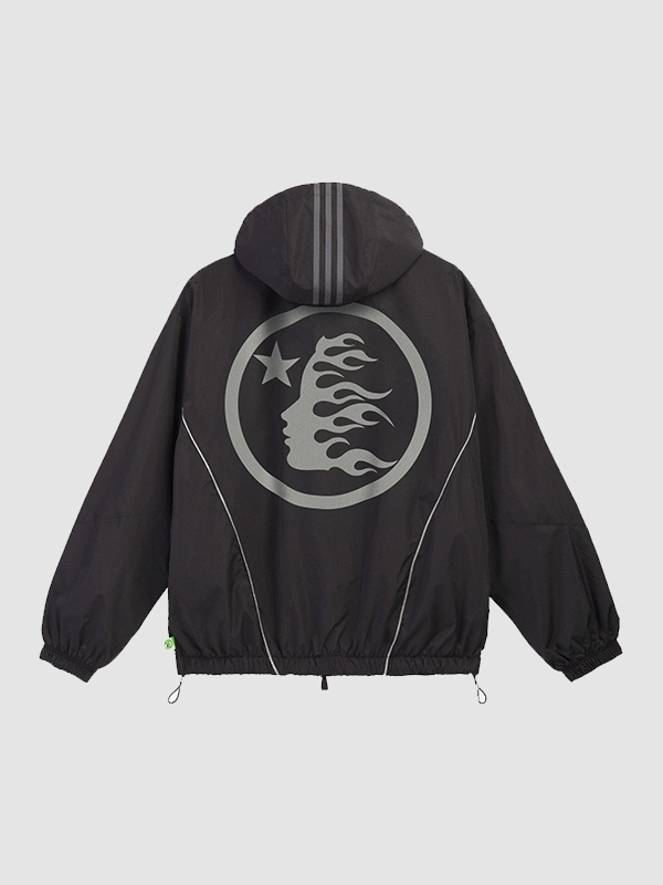 Adidas Hellstar Black Fleece Track Jacket