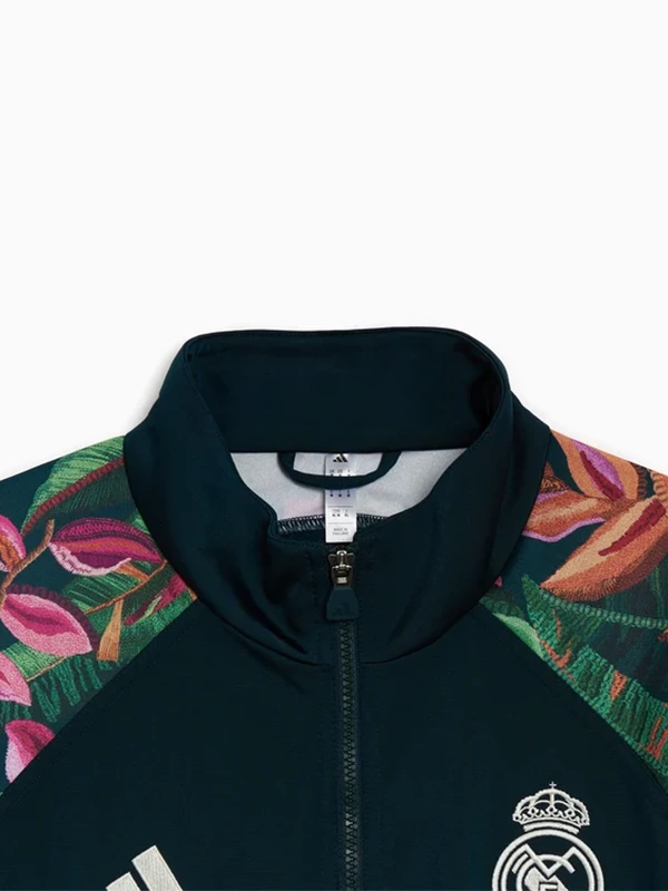 Adidas Real Madrid Tropical Print Zip Jacket