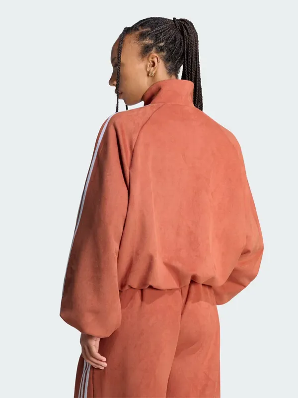 Adidas Suede Track Jacket Zipper Outerwear 2026