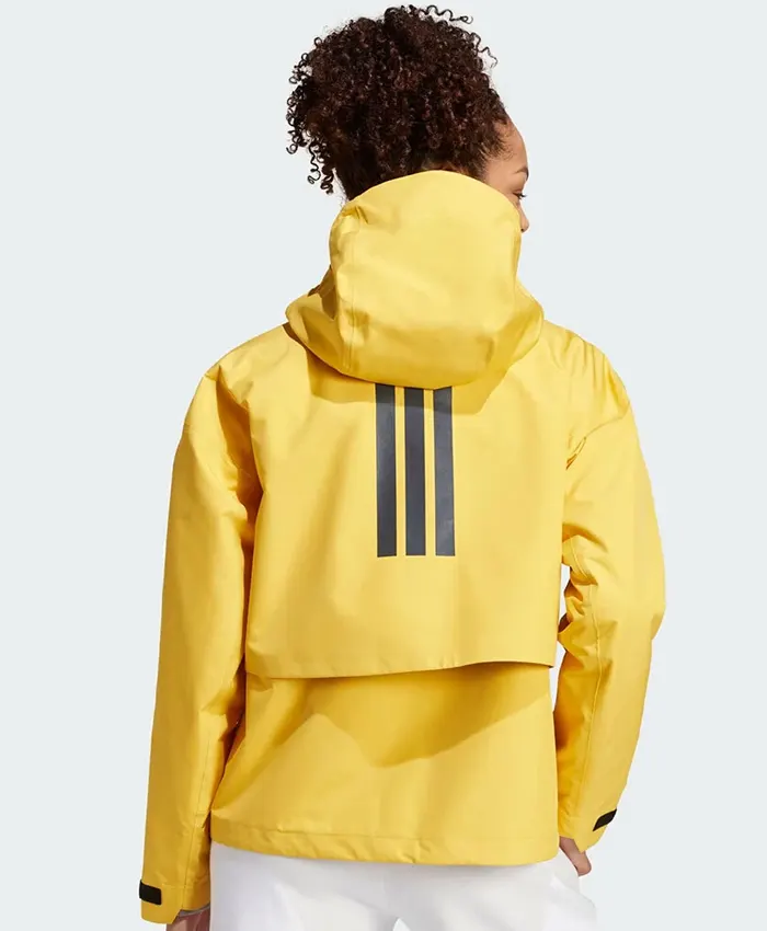Adidas Yellow Myshelter Rain Jacket