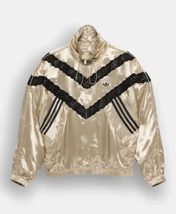 Adidas x ASOS Gold Satin Lace Track Jacket