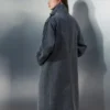 Adidas x ASOS Oversized Funnel Neck Gray Coat