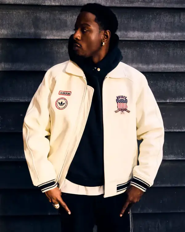 Adidas x Avirex Leather Jacket