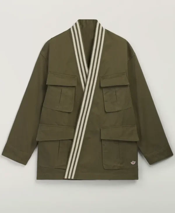 Adidas x Clot By Edison Chen Olive Jacket