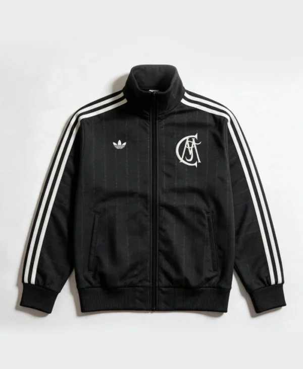 Adidas x Willy Chavarria Pinstripe Track Jacket