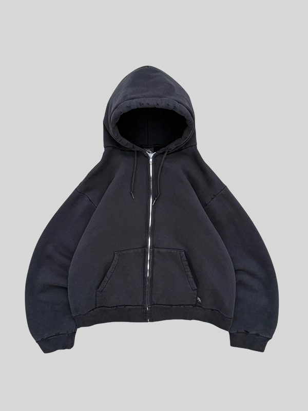 Akimbo Club Heavyweight Utility Zip Hoodie