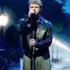 Alex Warren The Tonight Show Black Leather Jacket