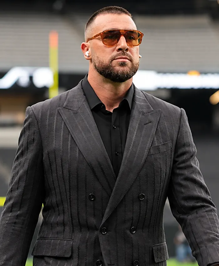 Allegiant Stadium Travis Kelce Black Blazer