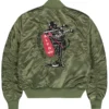 Alpha Industries MA-1 Black Devils Green Bomber Jacket