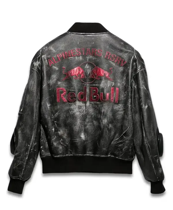 Alpinestars-RSRV-x-Red-Bull-Black-Distressed-Leather-Bomber-Jacket-back-view-600x729