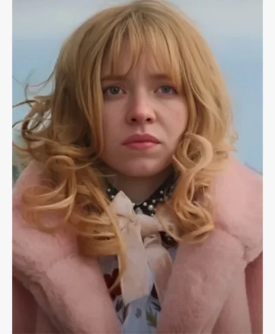 Americana 2025 Sydney Sweeney Pink Fringe Jacket