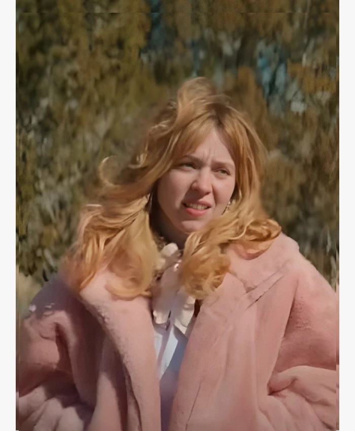 Americana 2025 Sydney Sweeney Pink Fringe Jacket