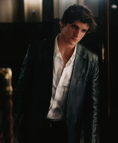 Amin Baahmed Drive – The Pretenders Black Leather Blazer