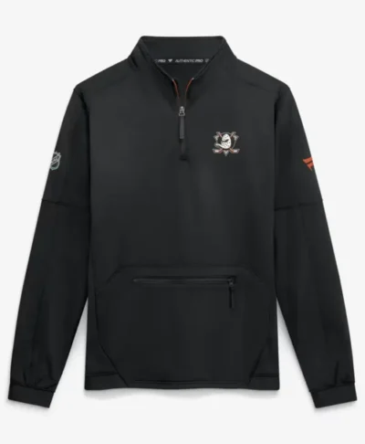 Anaheim Ducks Pro Rink Fleece Quarter-Zip Pullover Jacket