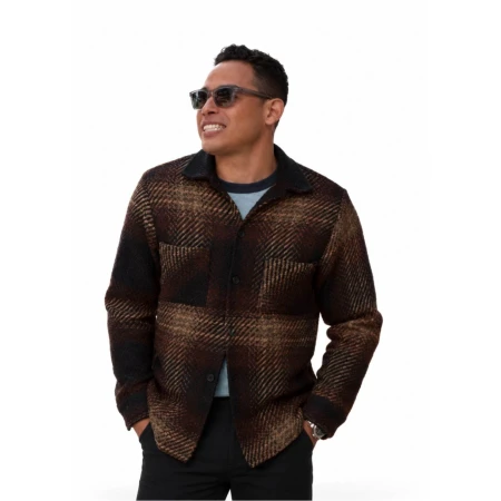 Anthony Ramos Love Language 2026 Brown Patterned Jacket