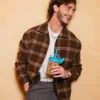 Antonio Cipriano Nespresso Plaid Harrington Jacket