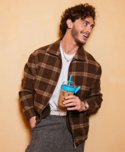 Antonio Cipriano Nespresso Plaid Harrington Jacket