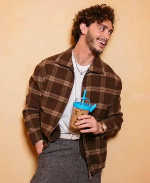 Antonio Cipriano Nespresso Plaid Harrington Jacket