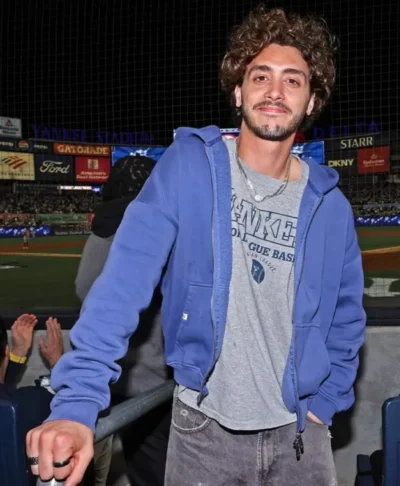 Antonio Cipriano Red Sox vs Yankees Blue Hooded Work Jacket