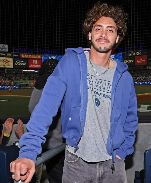 Antonio Cipriano Red Sox vs Yankees Blue Hooded Work Jacket