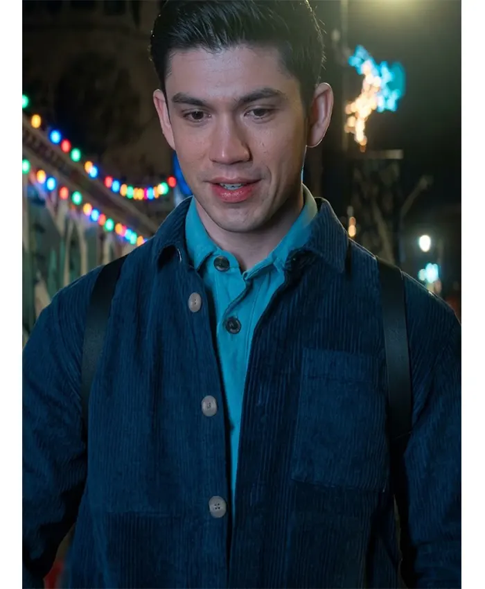 Archie Renaux War S01 Blue Corduroy Jacket