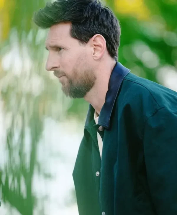 Argentina’s Training Camp Lionel Messi Green Jacket