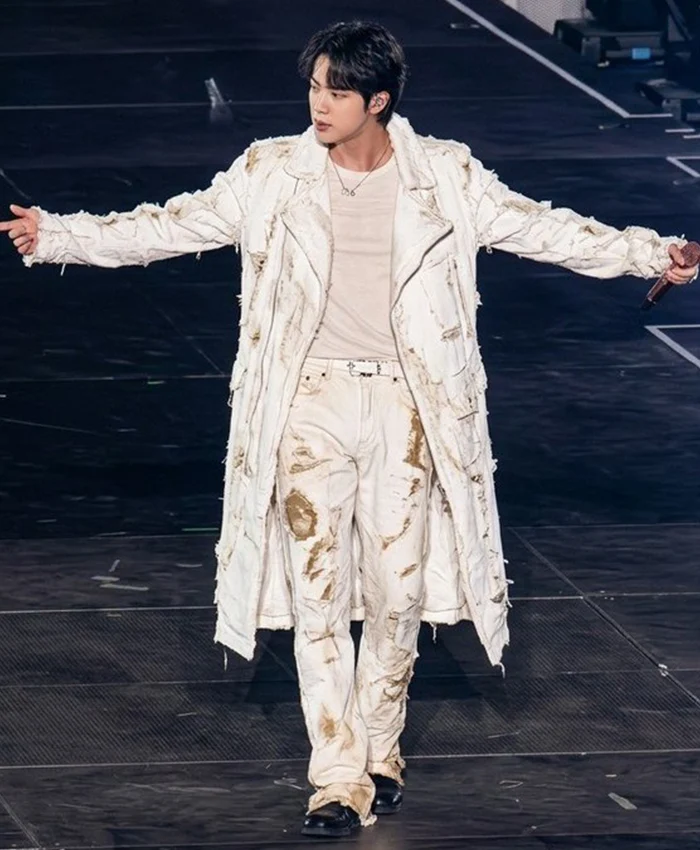 Arirang World Tour Bogota Jin White Coat