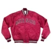 Arkansas Razorbacks Starter Burgundy Satin Jacket