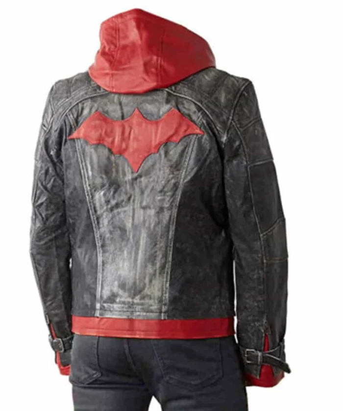 Arkham Knight Redhood Leather Jacket