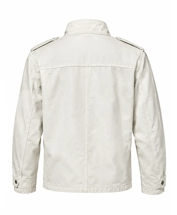 Asha Sharma White Utility Jacket