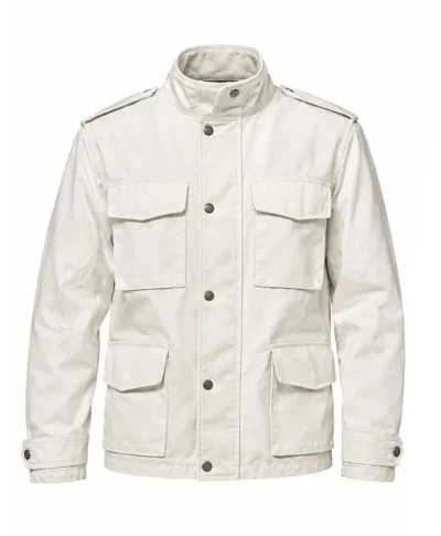 Asha Sharma White Utility Jacket