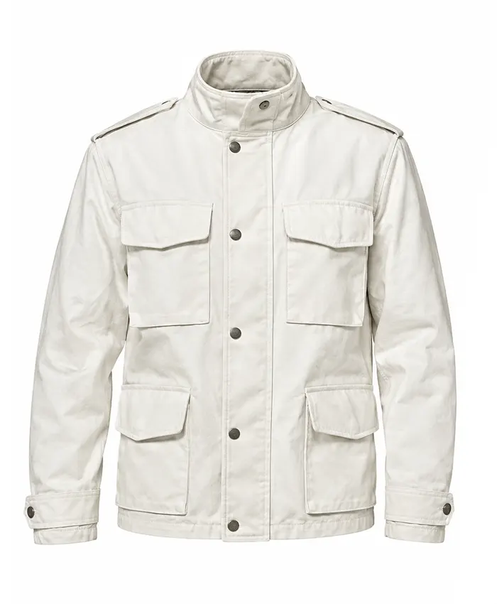 Asha Sharma White Utility Jacket