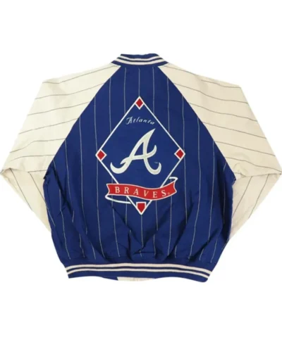 Atlanta Braves Vintage 90s Pinstripe Jacket